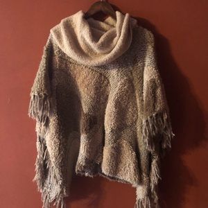 Super Cute & Comfy Cowl Neck Poncho